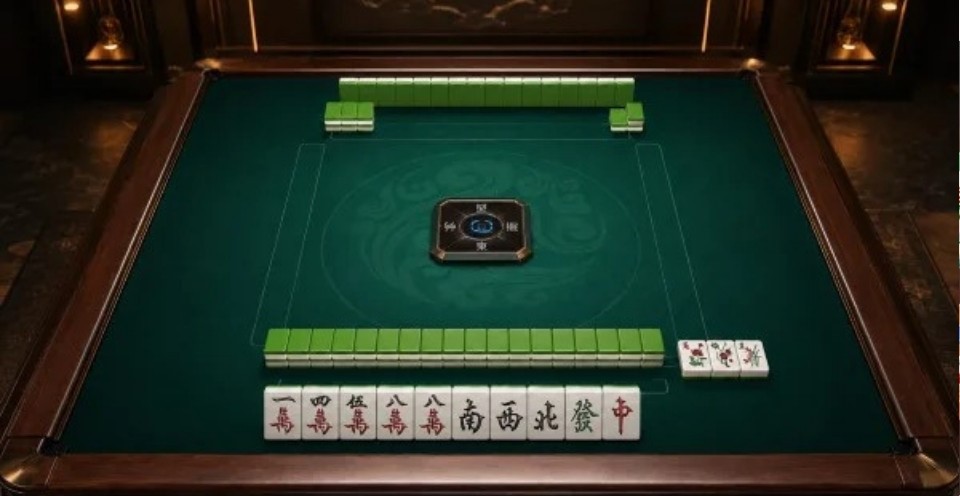 鉅城娛樂城棋牌遊戲全攻略|5大廠商牌局玩法一次看! 5 棋牌遊戲中的二人麻將遊戲畫面